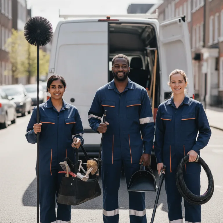 Schoorsteenveger team in The Hague